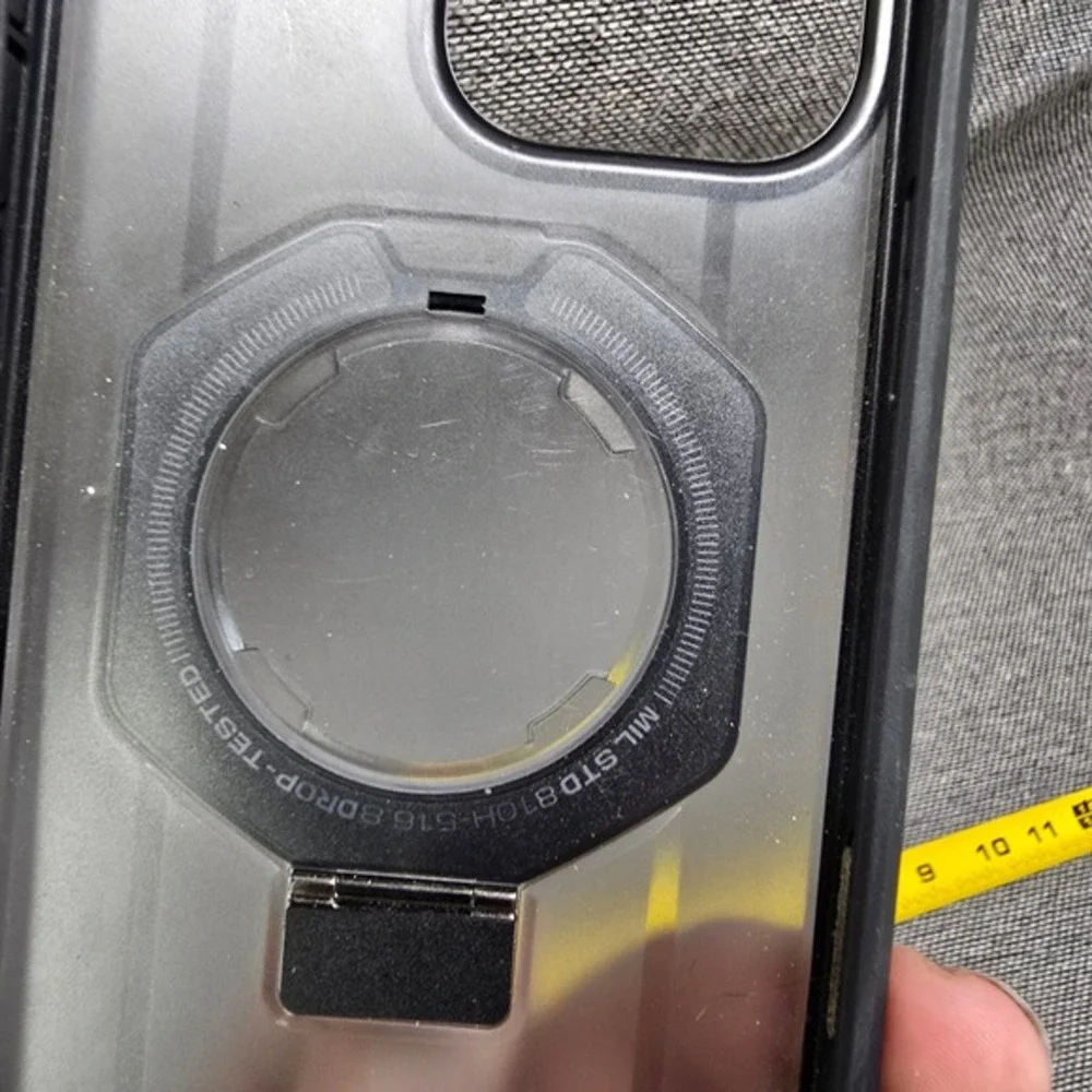 SUPCASE‎ iPhone 15 Pro Max Case MagSafe Kickstand Black Translucent Good Rugged